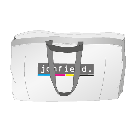 Canvas Tragetasche mit Druck