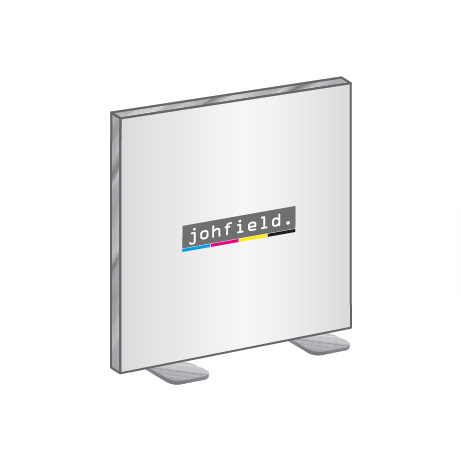 Textilspannrahmen freistehend | B 200 cm x H 200,5 cm | bedruckt