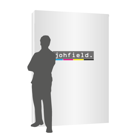 Textilfaltwand | 2 x 3 Felder gerade | einseitig bedruckt